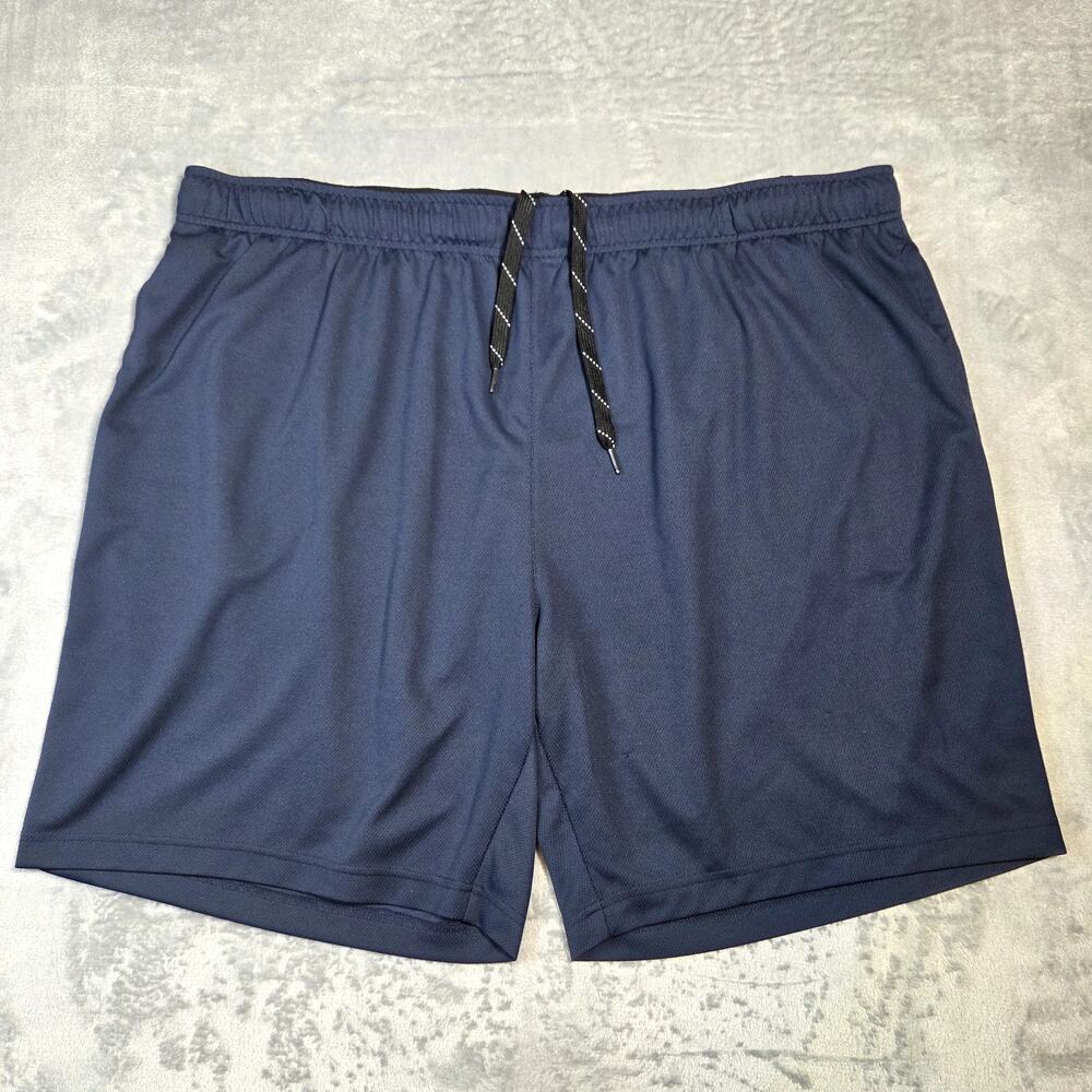 Zelos Men's 3XLT Navy Gym Shorts